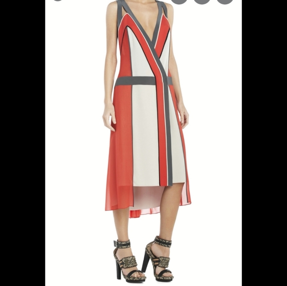 BCBG MaxAzria RUNWAY 100% silk dress - Picture 3 of 8